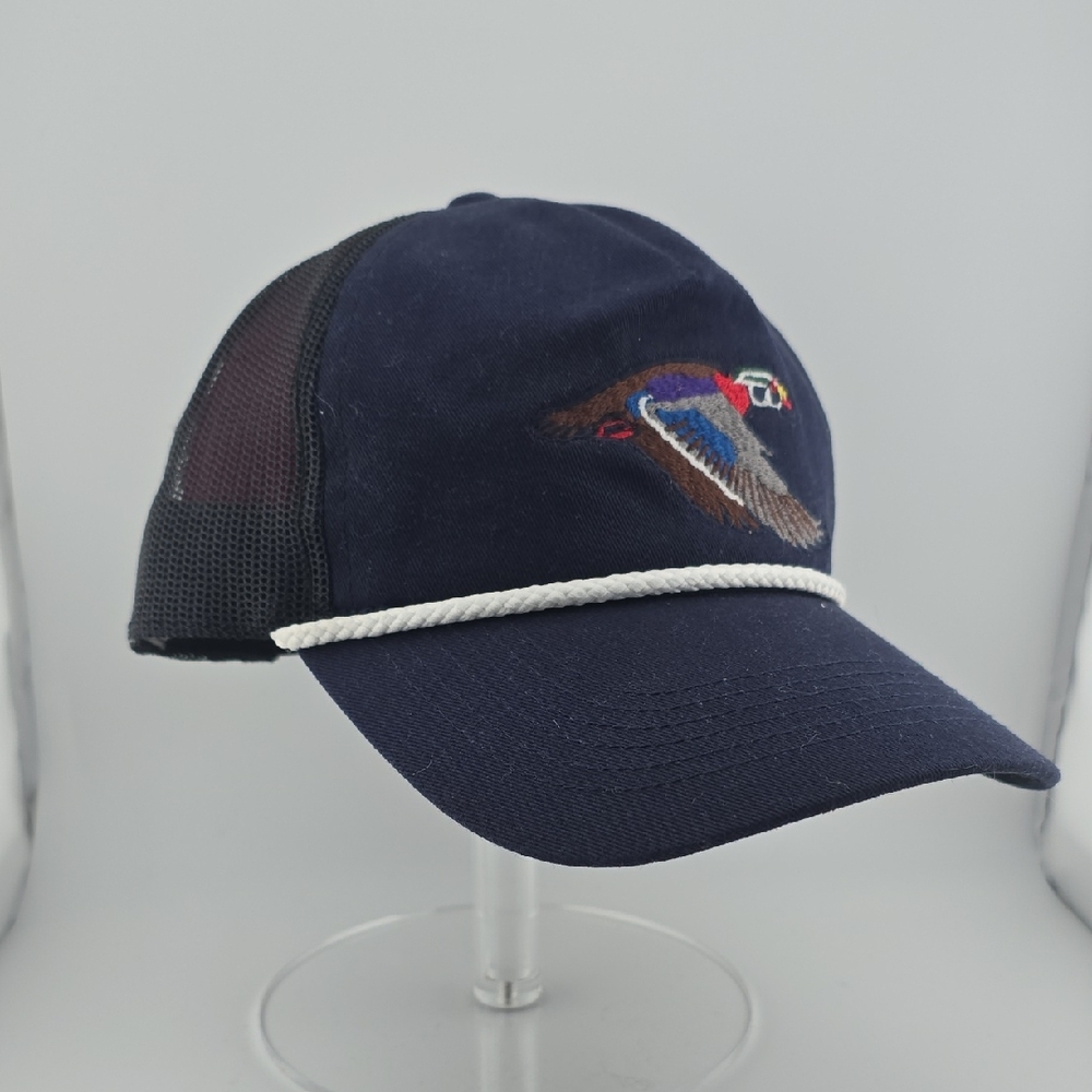 Drake Waterfowl Wood Duck Rope Hat NWT Mesh Back Hunting Cap
